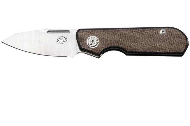 Afbeelding voor Liong Mah Traveller Sheepfoot Green Canvas Micarta zakmes