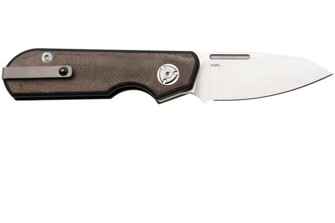 Afbeelding voor Liong Mah Traveller Sheepfoot Green Canvas Micarta zakmes