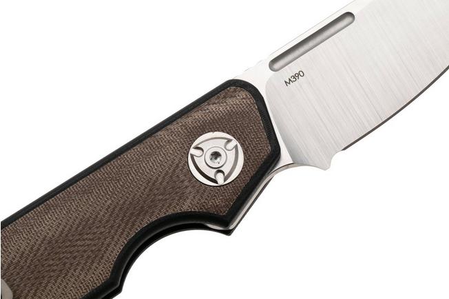 Afbeelding voor Liong Mah Traveller Sheepfoot Green Canvas Micarta zakmes