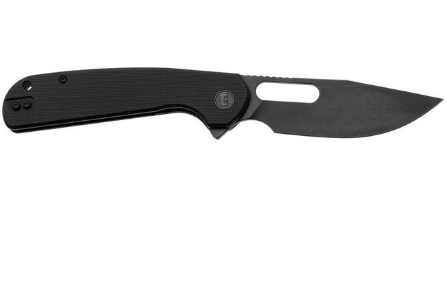Afbeelding voor Eutektik Trinity TRI-BBW-L Blackwashed 14C28N, Black G10, linkshandig zakmes