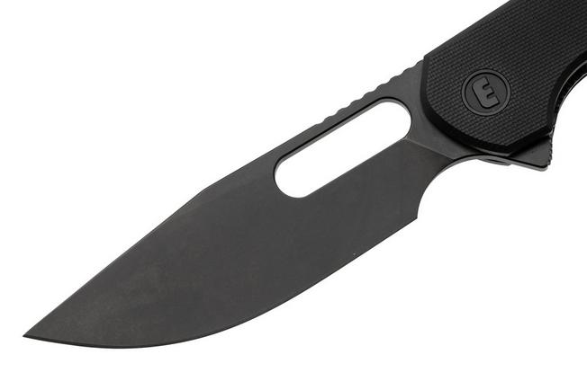 Afbeelding voor Eutektik Trinity TRI-BBW-R Blackwashed 14C28N, Black G10, zakmes