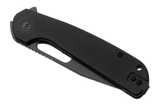 Afbeelding voor Eutektik Trinity TRI-BBW-R Blackwashed 14C28N, Black G10, zakmes