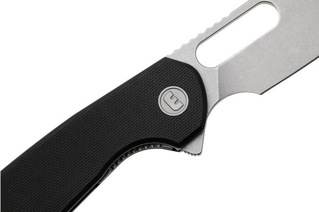 Afbeelding voor Eutektik Trinity TRI-BSW-L Stonewashed 14C28N, Black G10, linkshandig zakmes