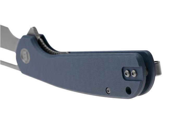 Afbeelding voor Eutektik Trinity TRI-DSW-L Stonewashed 14C28N, Blue G10, linkshandig zakmes
