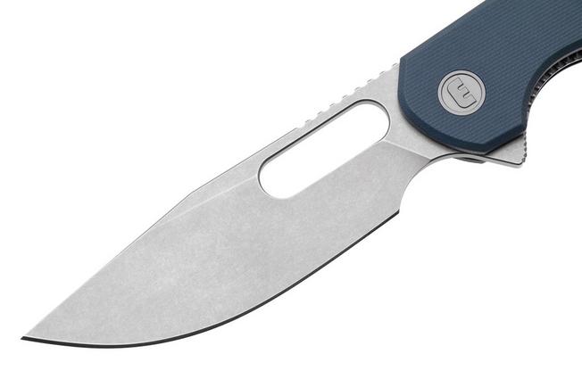 Afbeelding voor Eutektik Trinity TRI-DSW-R Stonewashed 14C28N, Blue G10, zakmes