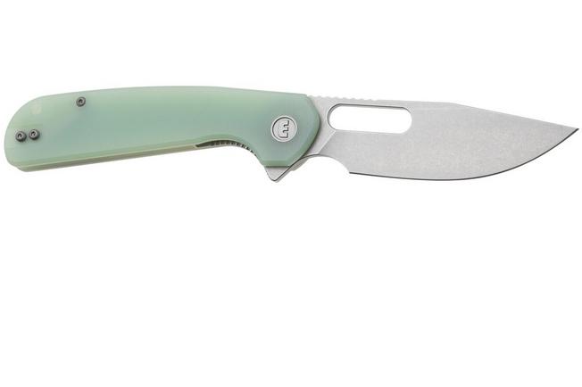 Afbeelding voor Eutektik Trinity TRI-JSW-L Stonewashed 14C28N, Jade G10, linkshandig zakmes