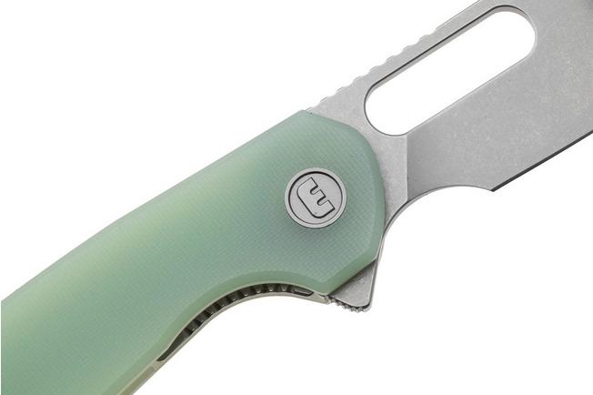 Afbeelding voor Eutektik Trinity TRI-JSW-L Stonewashed 14C28N, Jade G10, linkshandig zakmes