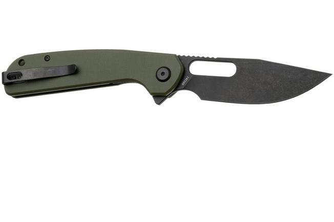 Afbeelding voor Eutektik Trinity TRI-OGBW-R Blackwashed 14C28N, OD Green G10, zakmes