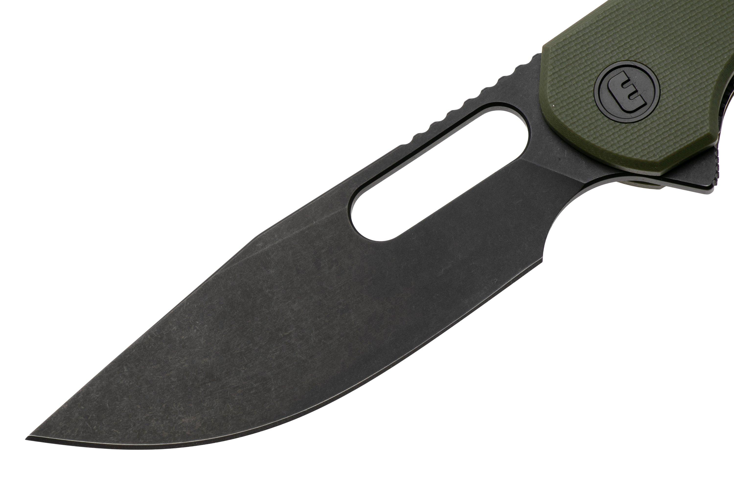 Eutektik Trinity TRI-OGBW-R Blackwashed 14C28N, OD Green G10, pocket ...