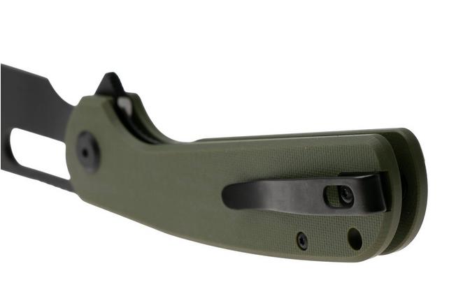 Afbeelding voor Eutektik Trinity TRI-OGBW-R Blackwashed 14C28N, OD Green G10, zakmes