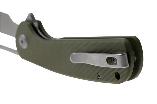 Afbeelding voor Eutektik Trinity TRI-OGSW-R Stonewashed 14C28N, OD Green G10, zakmes