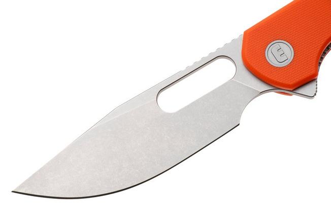 Afbeelding voor Eutektik Trinity TRI-PBW-L Blackwashed 14C28N, Purple G10, linkshandig zakmes