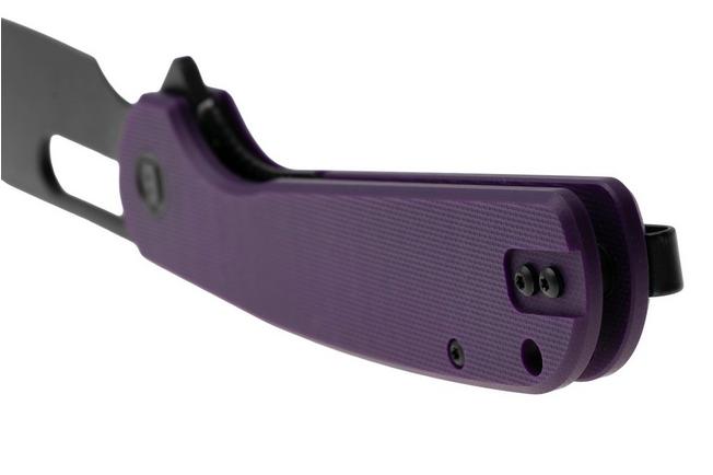 Afbeelding voor Eutektik Trinity TRI-PBW-R Blackwashed 14C28N, Purple G10, zakmes