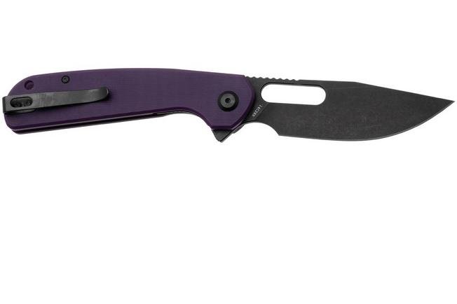 Afbeelding voor Eutektik Trinity TRI-PSW-R Stonewashed 14C28N, Purple G10, zakmes