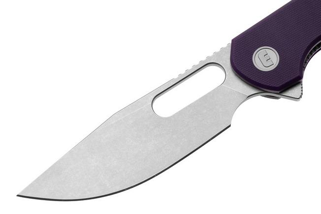 Afbeelding voor Eutektik Trinity TRI-PSW-R Stonewashed 14C28N, Purple G10, zakmes