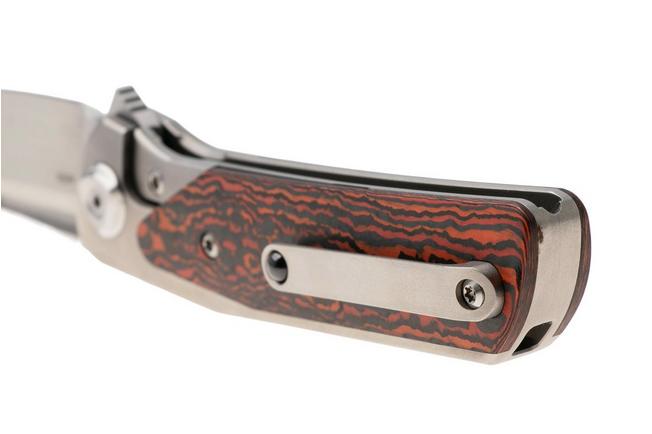 Obraz dla Nóż składany Liong Mah Warrior 3, Satin M390, Mars Valley Carbonfiber Titanium