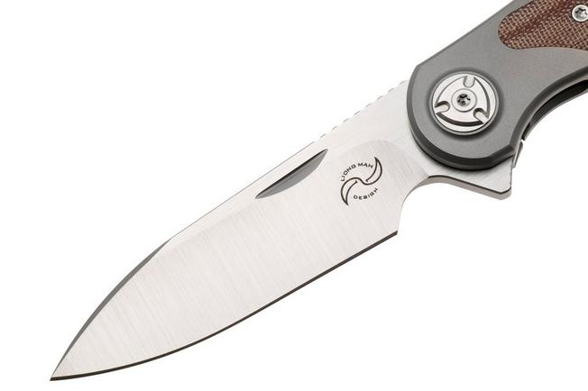 Image for Liong Mah Zulu Brown Canvas Micarta pocket knife
