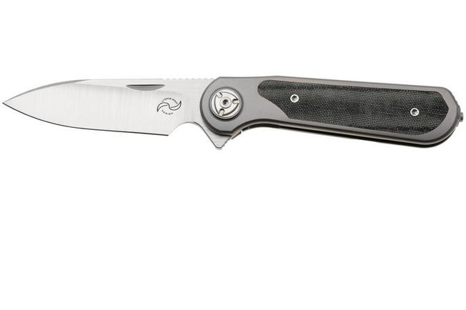 Bild für Liong Mah Zulu Black Canvas Micarta Taschenmesser