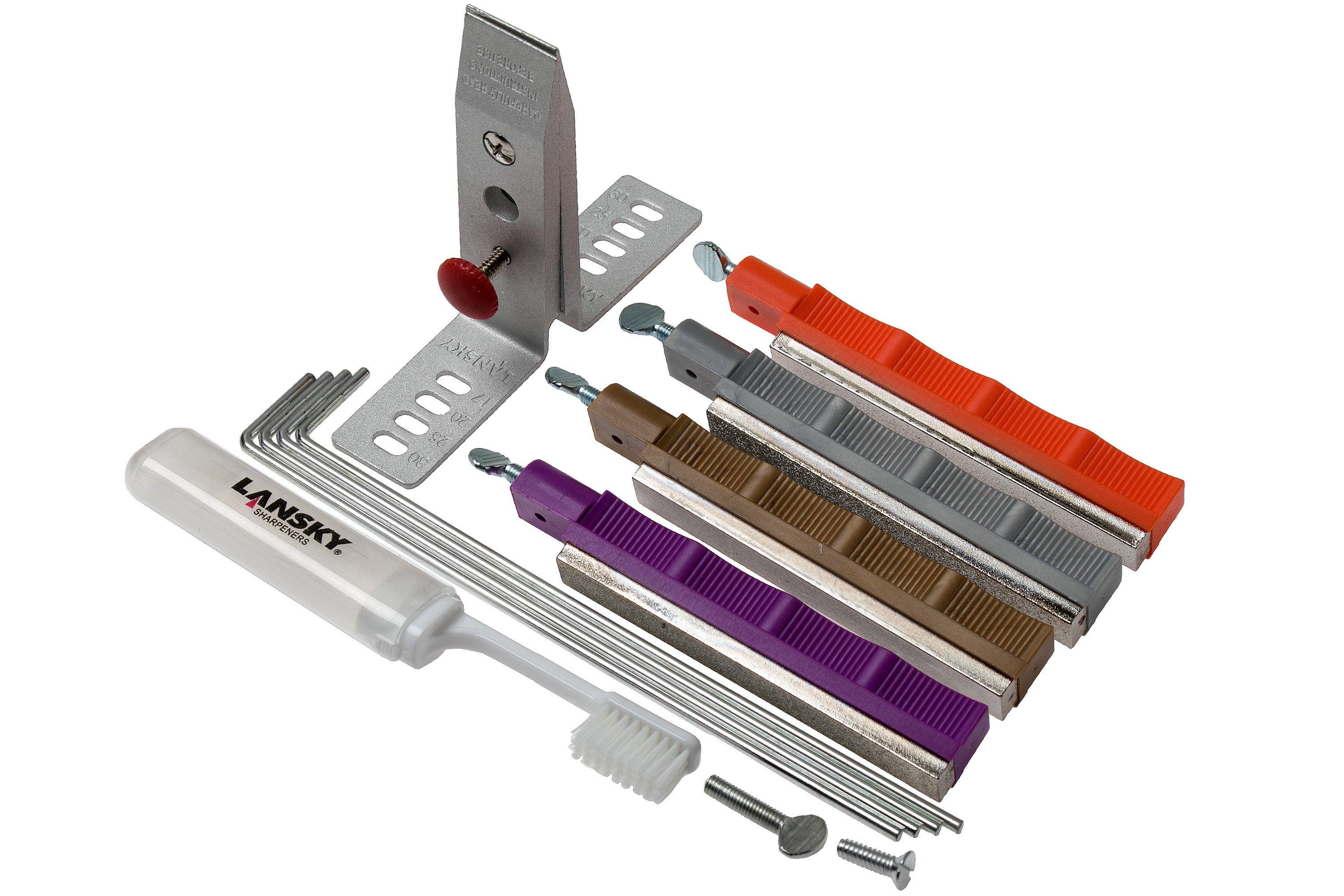 Lansky Sharpeners Lansky deluxe sharpening set with 5 sharpening stones