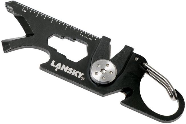 Lansky Roadie 8-in-1 keychain with knife sharpener