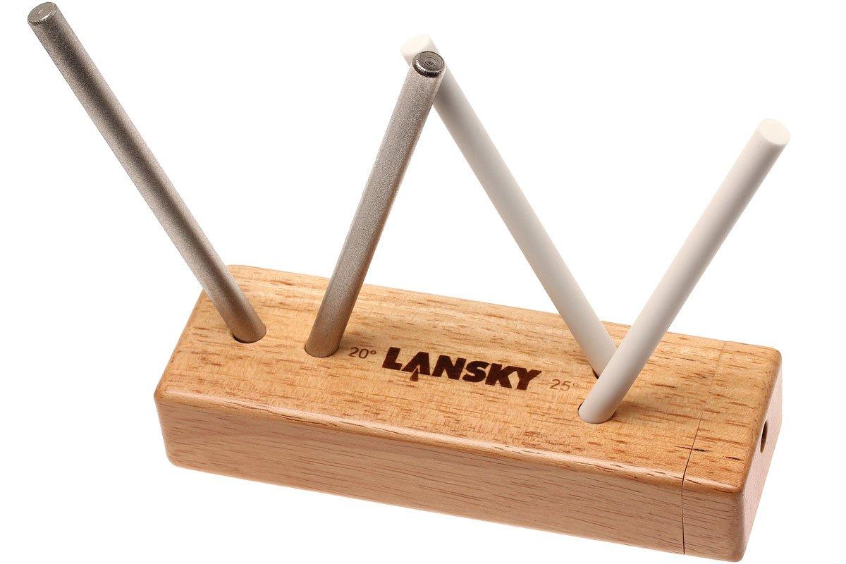 Lansky 4 Rod Diamond/Ceramic Turnbox Crock Stick Sharpener(TB-2D2C)