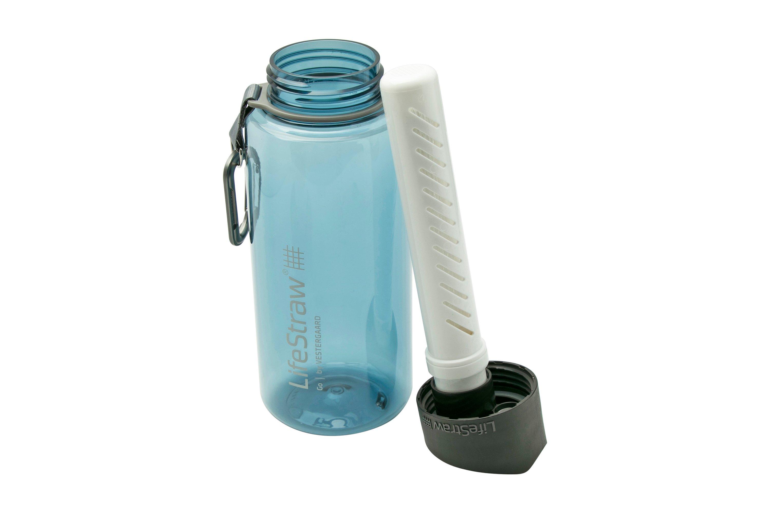 LifeStraw Go 2stage Moody Blue, waterfles met filter 1 liter, blauw