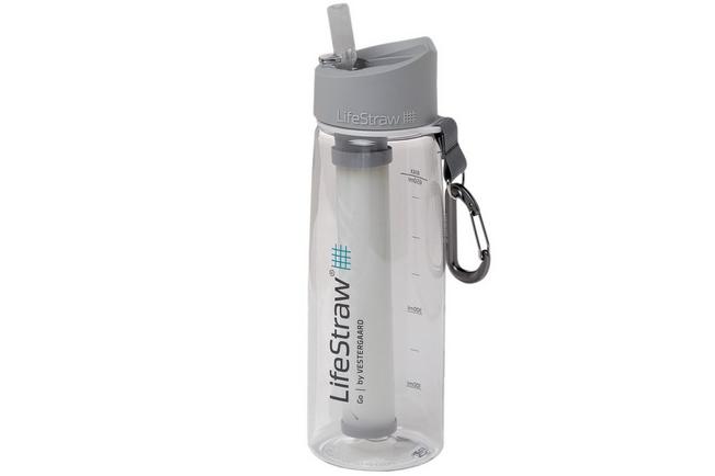 panel Fuera Quemar LifeStraw Go botella de agua de 2 etapas con filtro, transparente | Compras  con ventajas en Knivesandtools.es