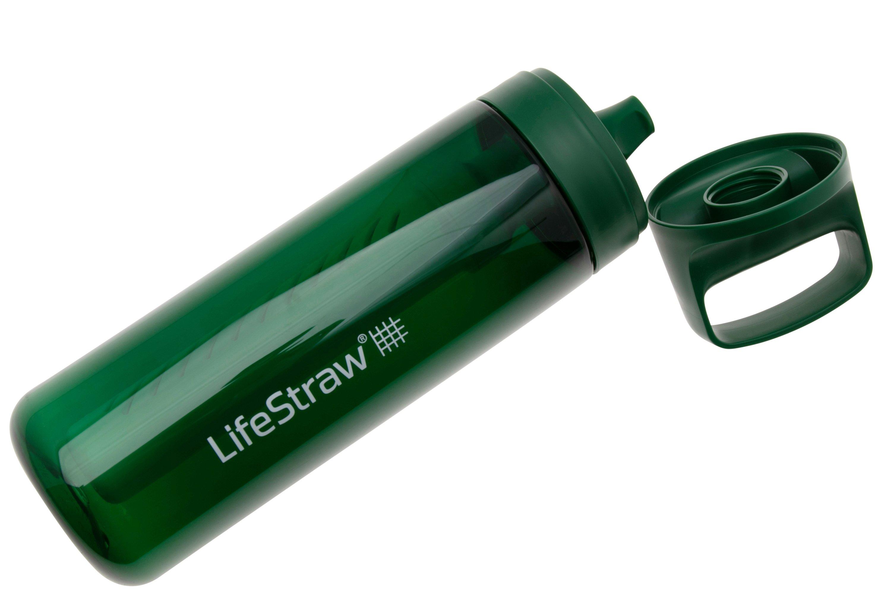 LifeStraw Go Terrace Green GO-650ML-TERGRN BPA-Free Plastic, water ...