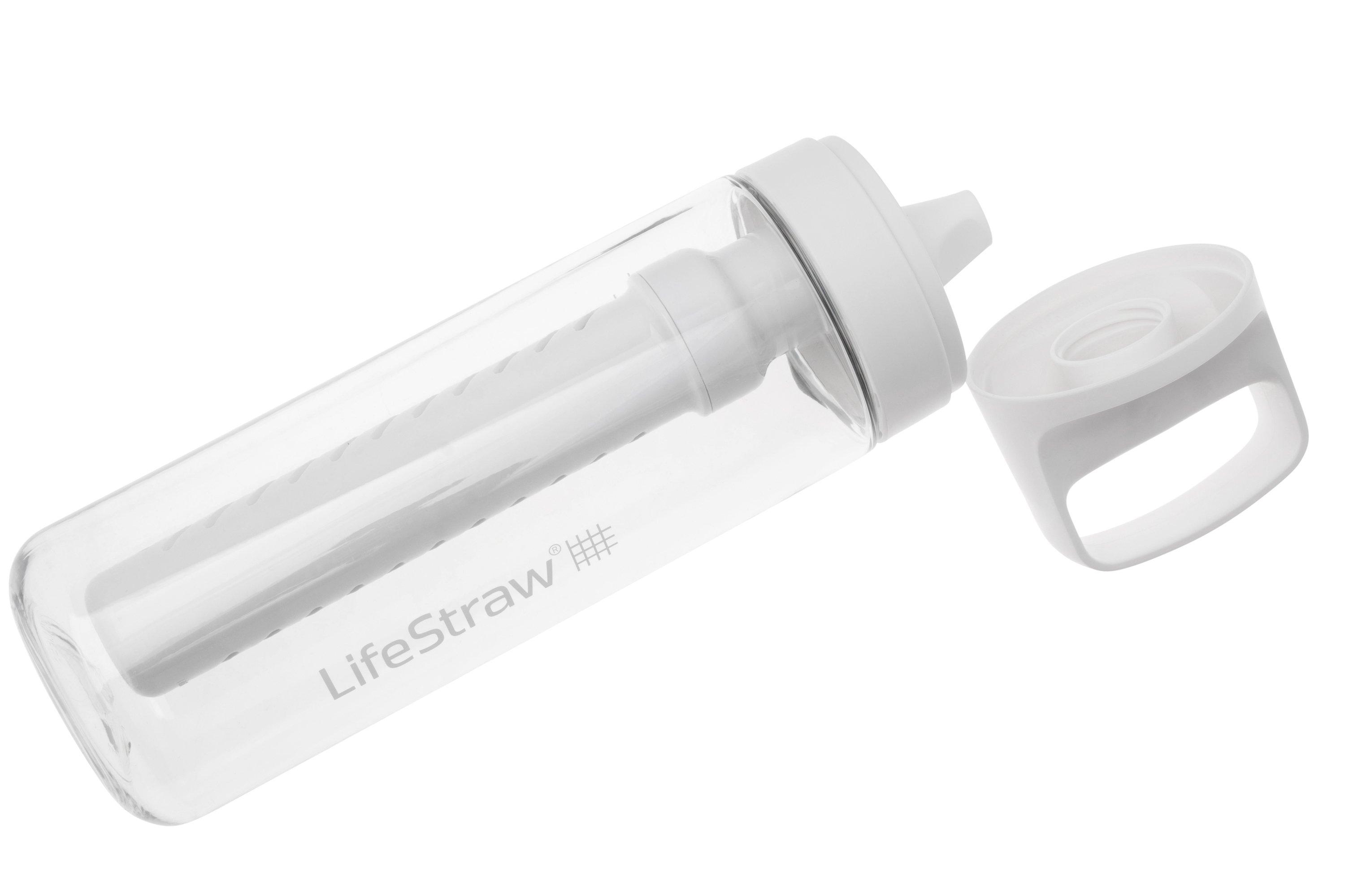 LifeStraw Go Polar White GO-650ML-WHT BPA-Free Plastic, water bottle ...