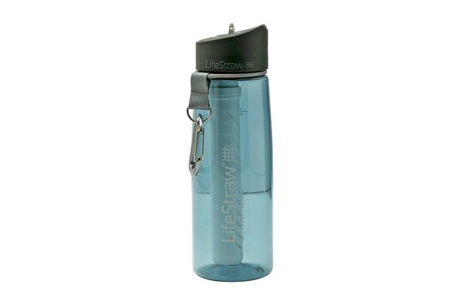 LifeStraw Go 2-stage water bottle with filter, transparent