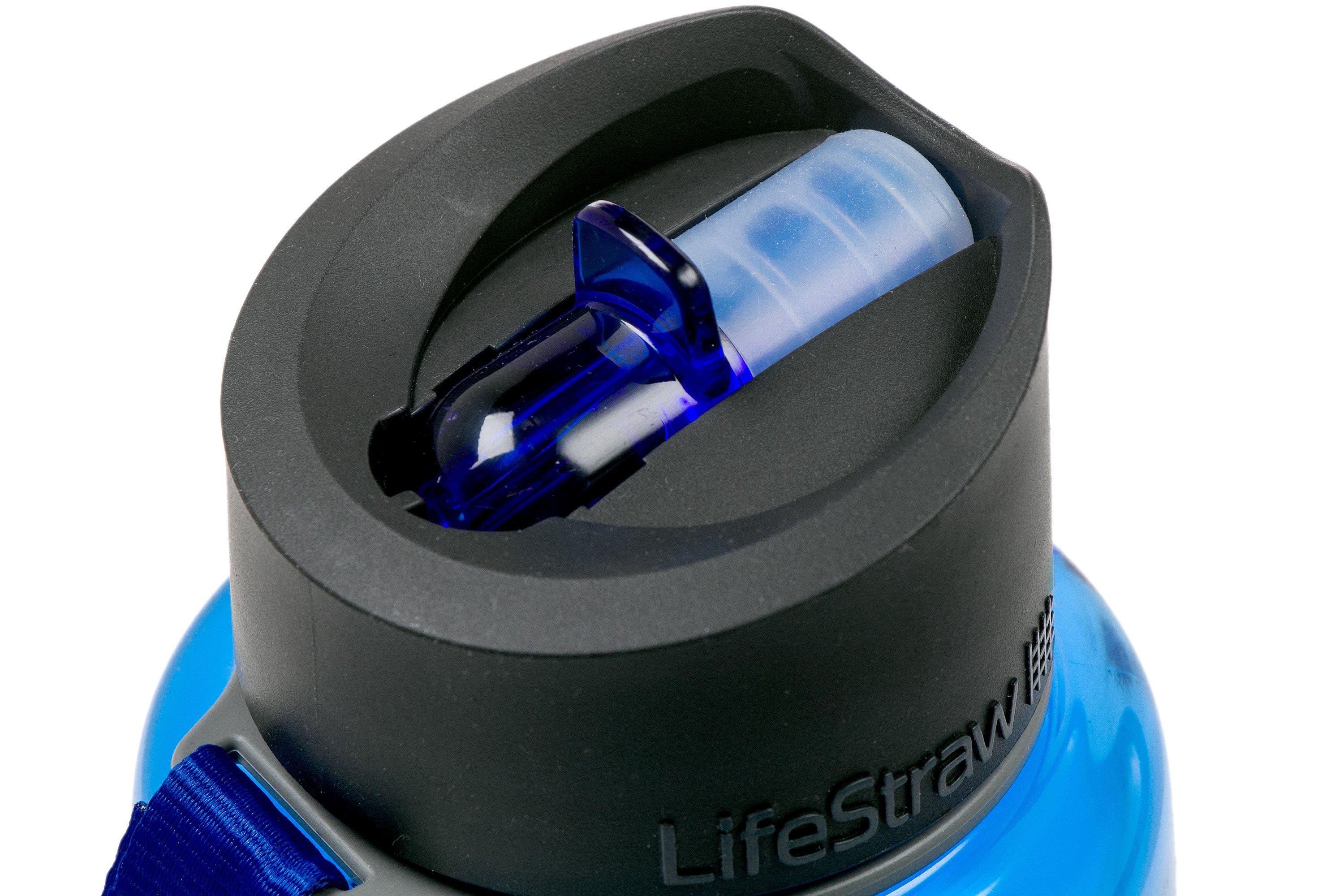 LifeStraw Go 2stage waterfles met filter 1 liter, blauw Voordelig
