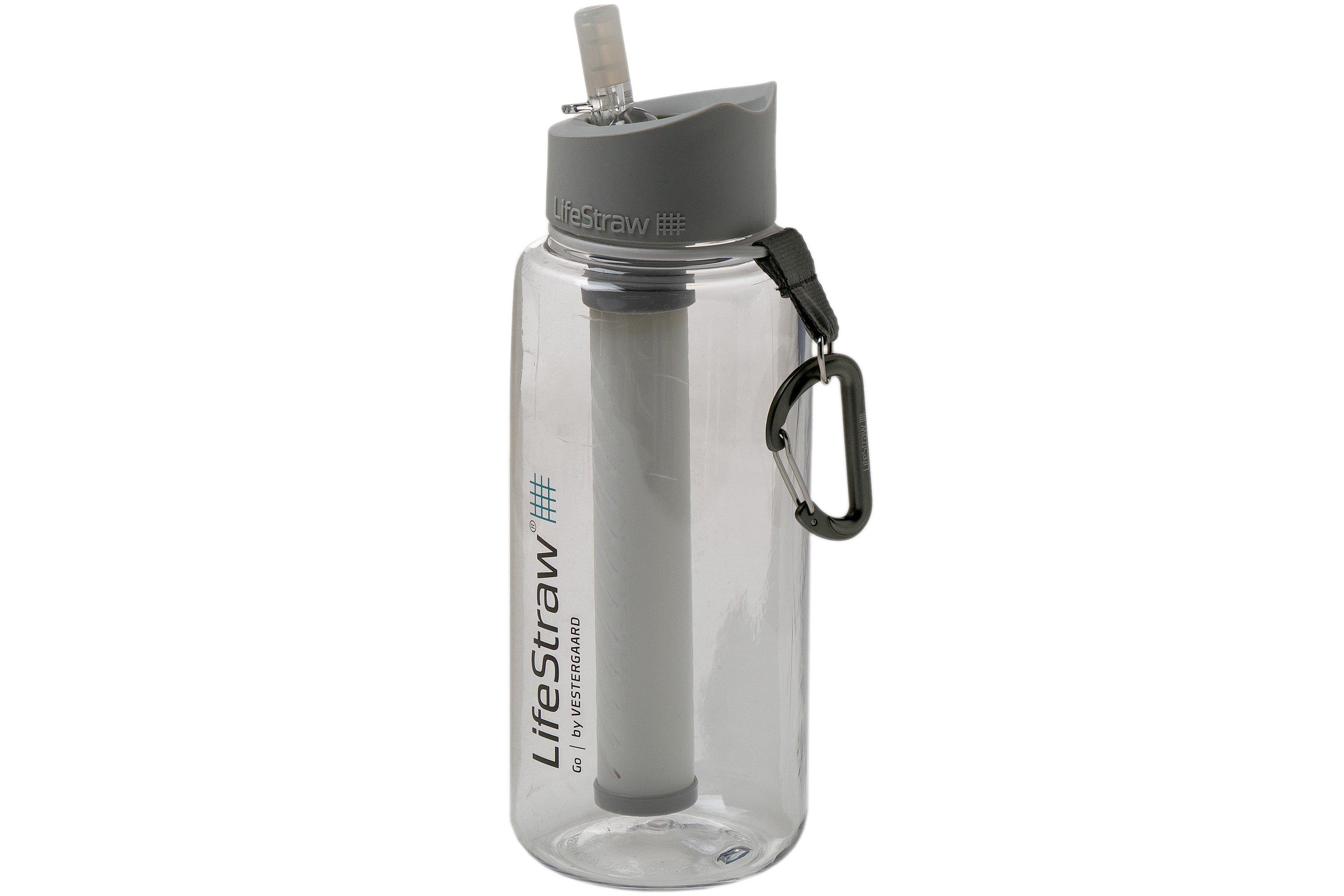 LifeStraw Go 2-stage water bottle with filter 1 litre, clear