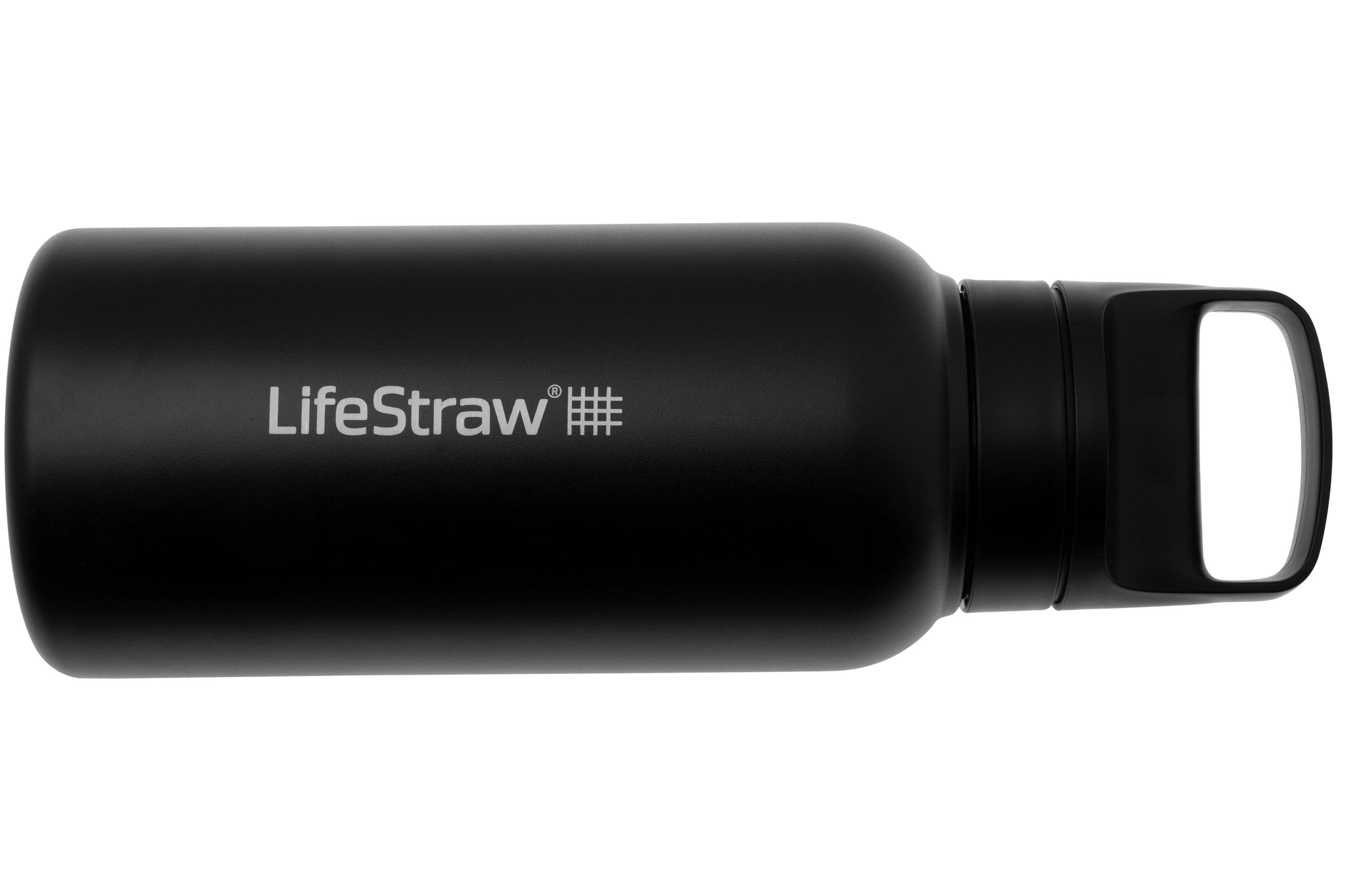 LifeStraw Go Nordic Noir GOST1LNOIR Stainless Steel, water bottle