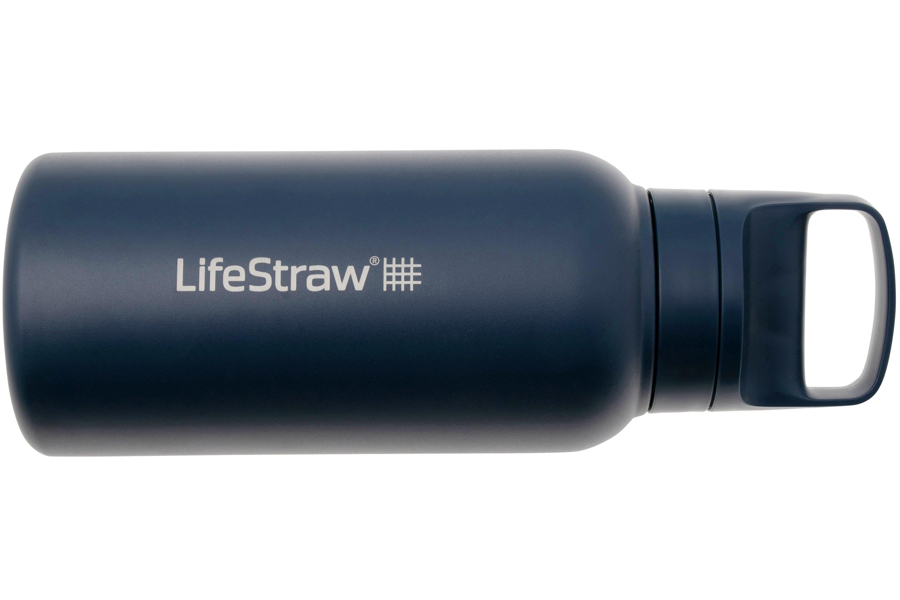 LifeStraw Go Aegean Sea GOST-1L-SEA Stainless Steel, water bottle with ...