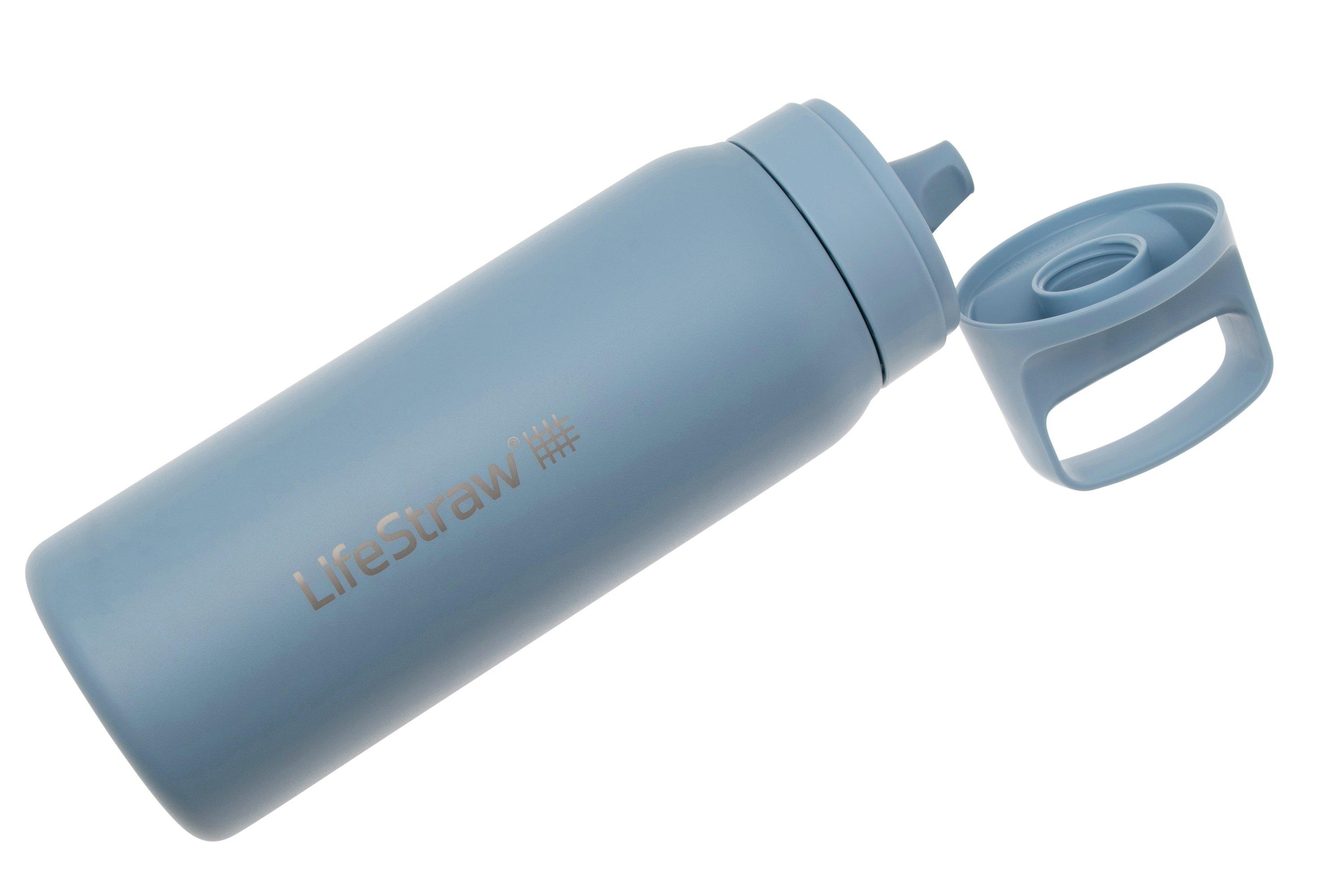 Lifestraw Go Icelandic Blue Gost Ml Ice Stainless Steel Garrafa De Gua Com Filtro De