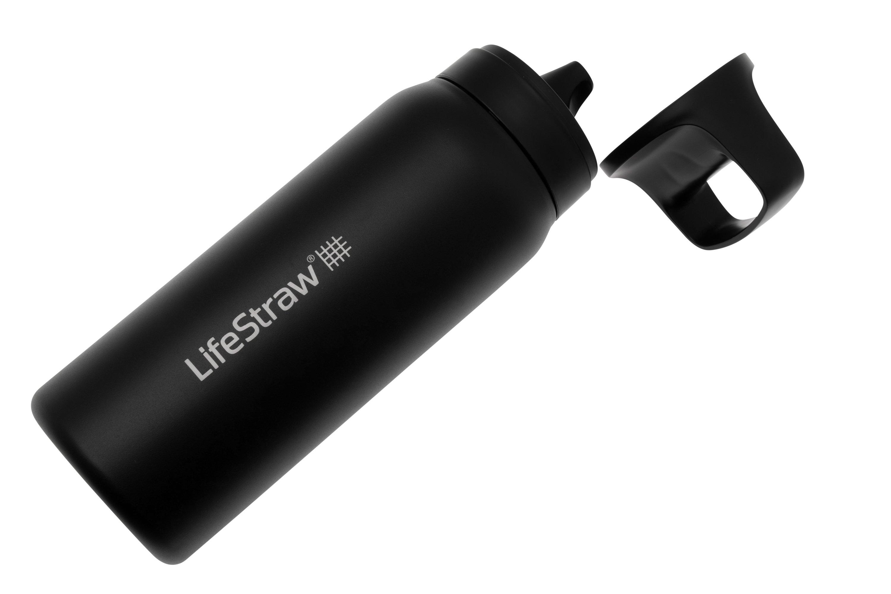 LifeStraw Go Nordic Noir GOST650MLNOIR Stainless Steel, water bottle