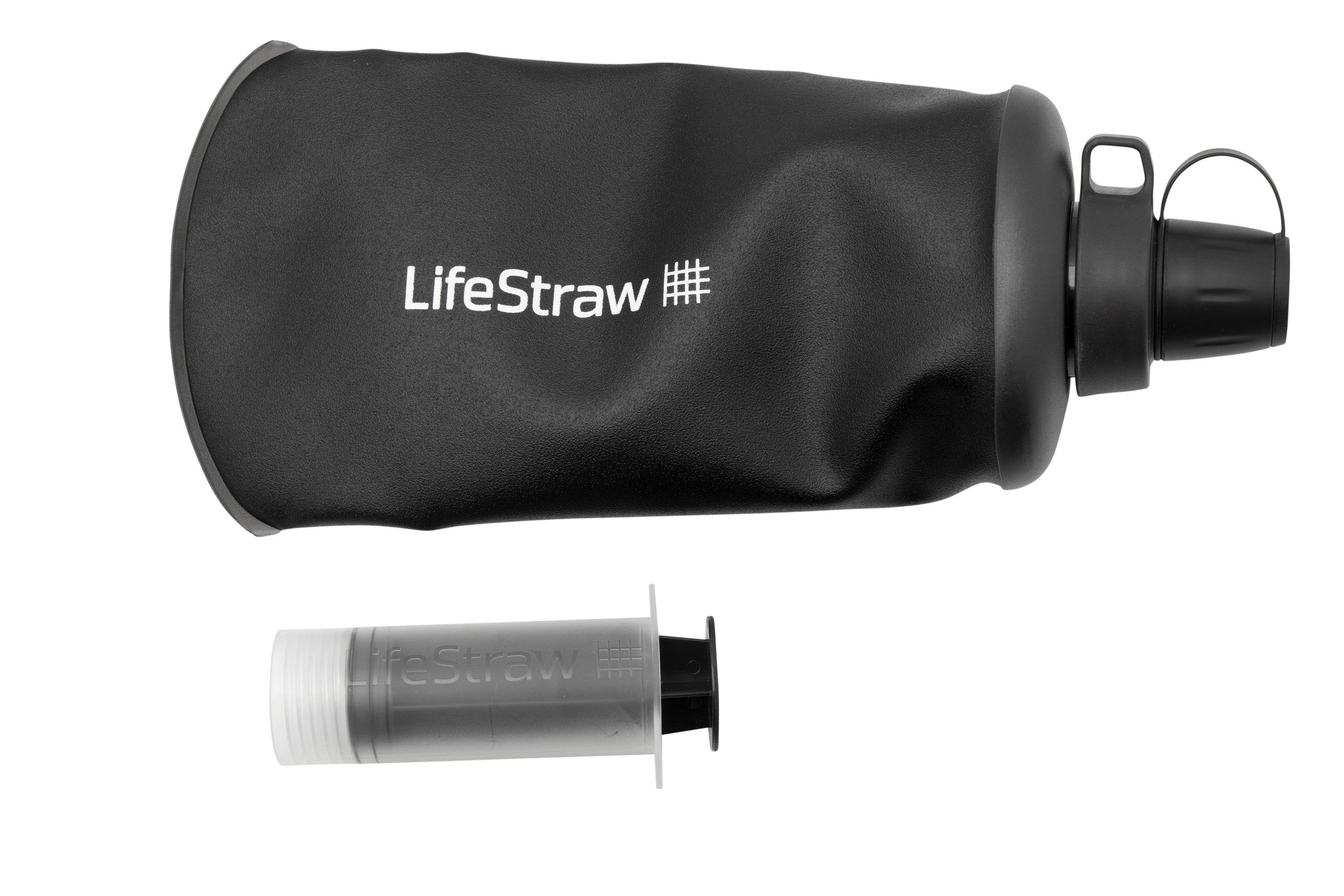 LifeStraw PEAK Squeeze, PEAKSQ650GR, water filter with bottle 650 ML