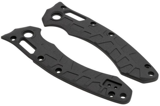 Afbeelding voor Lex Custom Microtech Amphibian Scales AMPHH112 Cerakote Cobalt Titanium, handgreepschalen