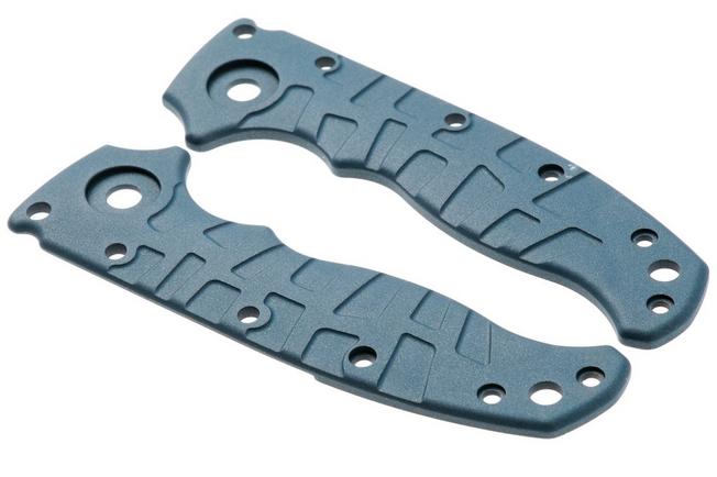Afbeelding voor Lex Custom Demko AD20.5 Scales Blue Titanium, handgreepschalen