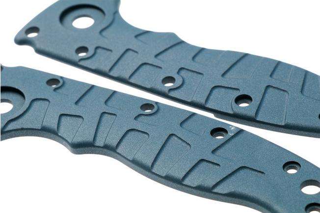Afbeelding voor Lex Custom Demko AD20.5 Scales Blue Titanium, handgreepschalen