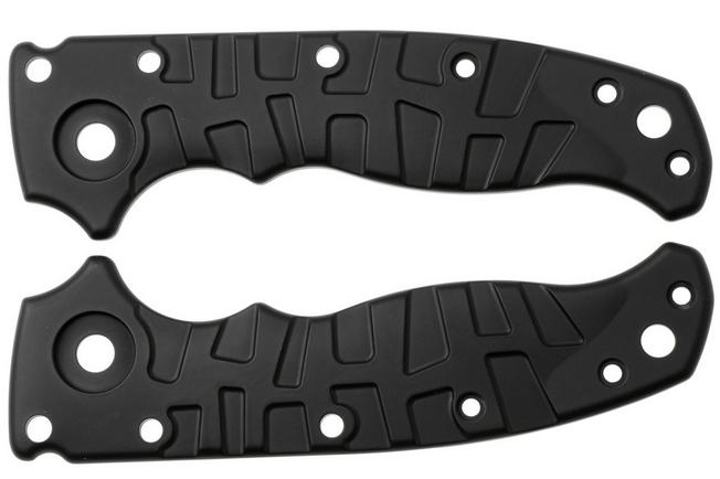 Afbeelding voor Lex Custom Demko AD20.5 Scales Armor Black Titanium, handgreepschalen