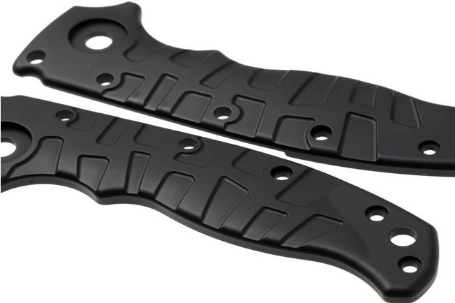 Afbeelding voor Lex Custom Demko AD20.5 Scales Armor Black Titanium, handgreepschalen