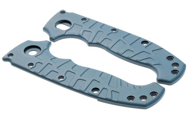 Afbeelding voor Lex Custom Demko MG AD20 Scales Blue Titanium, handgreepschalen