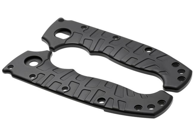 Afbeelding voor Lex Custom Demko MG AD20 Scales Armor Black Titanium, handgreepschalen