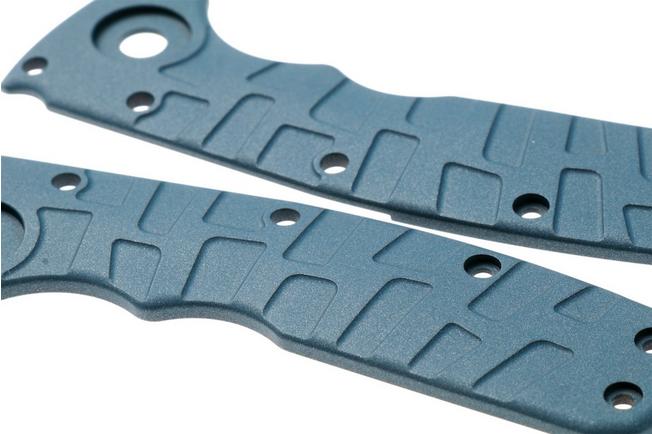 Afbeelding voor Lex Custom Demko Shark-Cub Scales Blue Titanium, handgreepschalen