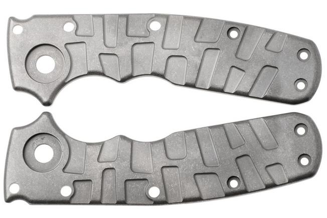 Afbeelding voor Lex Custom Demko Shark-Cub Scales Stonewashed Titanium, handgreepschalen