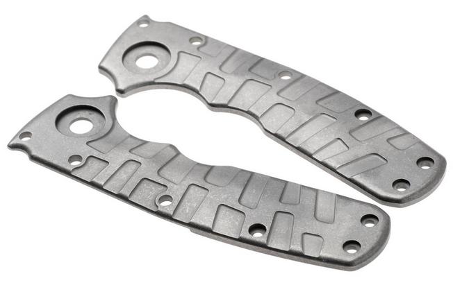 Afbeelding voor Lex Custom Demko Shark-Cub Scales Stonewashed Titanium, handgreepschalen