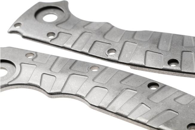 Afbeelding voor Lex Custom Demko Shark-Cub Scales Stonewashed Titanium, handgreepschalen