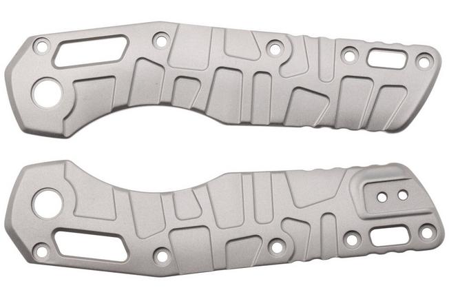 Afbeelding voor  Lex Custom Microtech MSI Standard Issue Scales V2 MMSI2GBB, Glass Bead Blasted Titanium, handgreepschalen