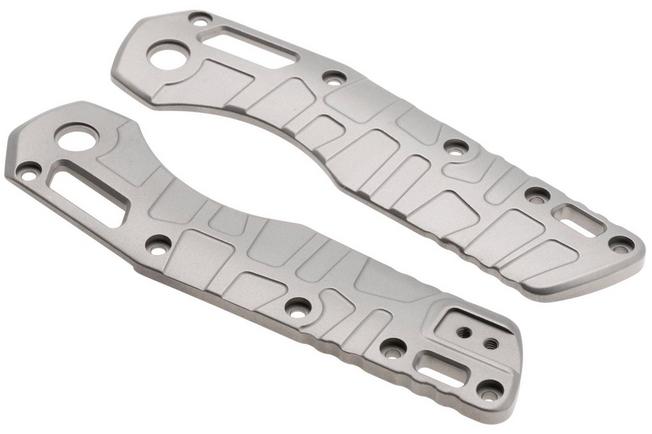 Afbeelding voor  Lex Custom Microtech MSI Standard Issue Scales V2 MMSI2GBB, Glass Bead Blasted Titanium, handgreepschalen
